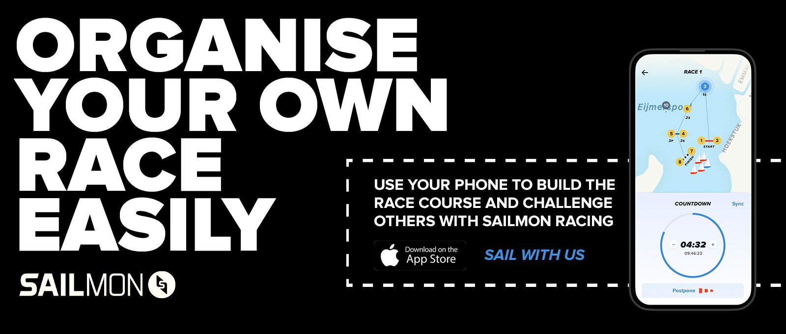 Organise your own race easily with Sailmon Racing